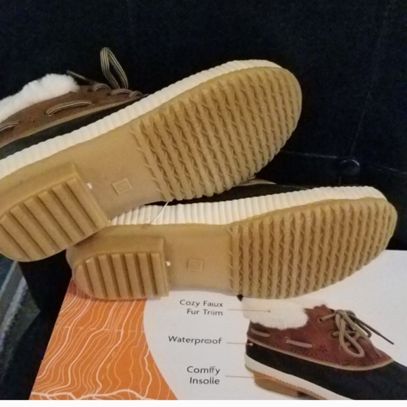 JSPORT Boots Woman's Waterproof Duck Faux-fur All-weather Shoes … - Picture 2 of 4